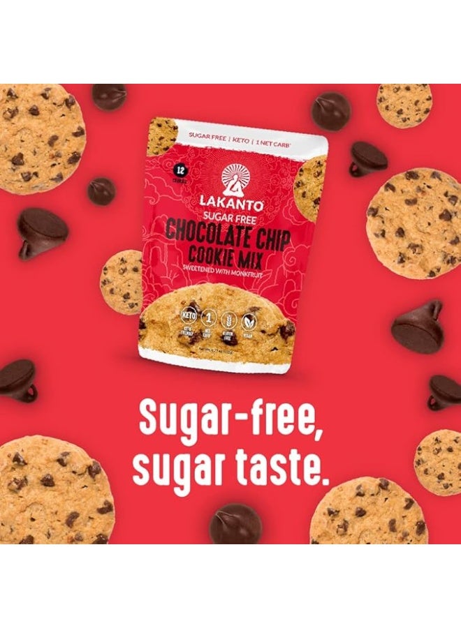LAKANTO Lacanto, Chocolate Chip Cookie Mix, 6.77 oz (192 g) - Image 3